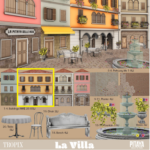 01. Pitaya.Tropix . La villa. Building 01 RARE