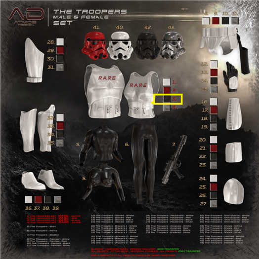 03 RARE TT - CHESTPLATE - Black [AD]