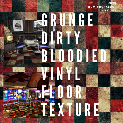 Grunge Dirty Bloodied Vinyl / Carpet / Kitchen Floor Texture *UPDATED