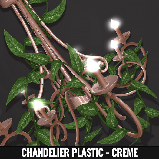 [YAN] Chandelier with ivy v2 - creme 