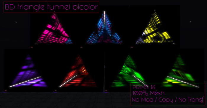 Nera's Circle - BD Triangle tunnel BICOLOR pkg
