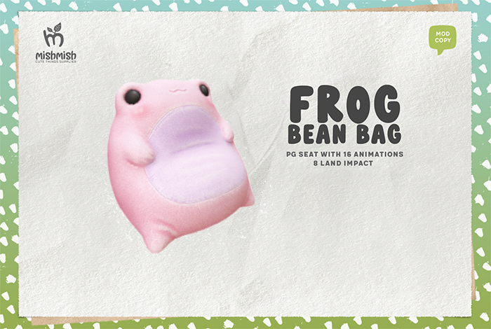 MishMish - Frog Bean Bag - Candy [Boxed]