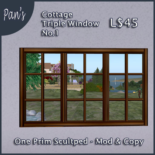 Pan's Sculpted Cottage Window No.1
