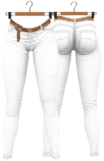 RIOT / Ramsey Skinny Jeans - White