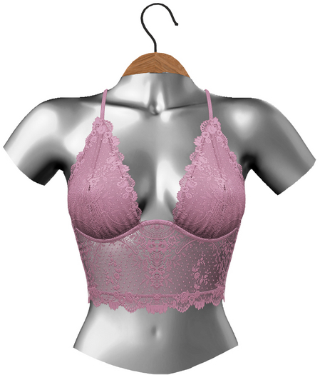 RIOT / Ramsey Lace Tank - Rose