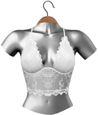 RIOT / Ramsey Lace Tank - White