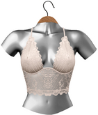 RIOT / Ramsey Lace Tank - Ghost