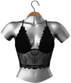 RIOT / Ramsey Lace Tank - Black