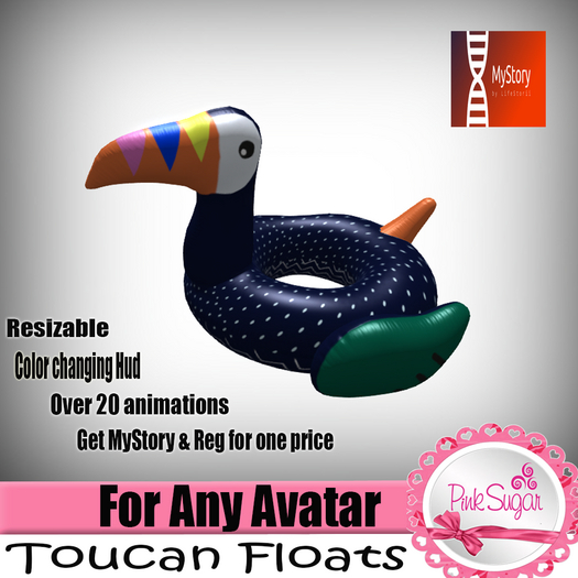 PS Mystory & Reg Toucan Float