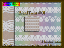 Braid Twist #01 Seamless Texture Pack