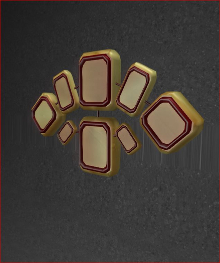 rounded squares wall decor