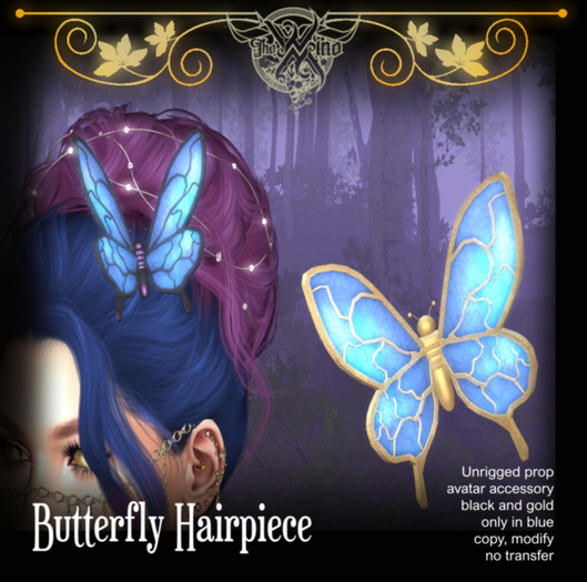 [WM] Butterfly Hairpiece 