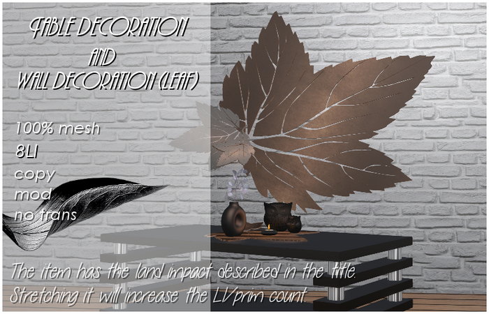 Table & wall decoration