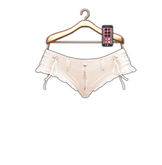 FRANSELA: "Amore" Shorts White