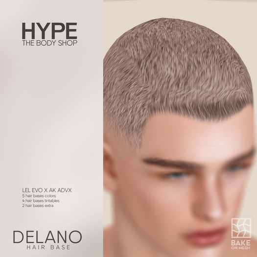 HYPE addon / hairbase  "Delano" LelEVOX & AK AdvX