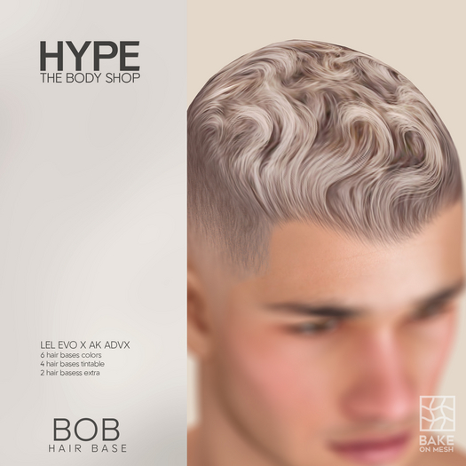 HYPE addon / hairbase  "Bob" LelEVOX & AK AdvX