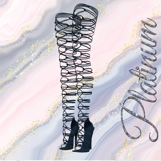 Navy Strapped Heels