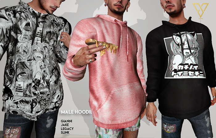 ::VOND BOX::MALE HOODIE - ALL STYLE PACK