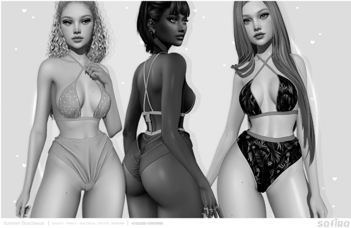 .Safira. Summer Beachwear Demo