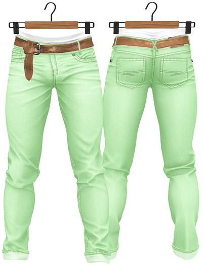 RIOT / Ronan Jeans - Pastel4 Green