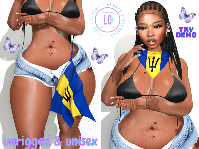 (LC) Flag Fest Set Barbados Unisex