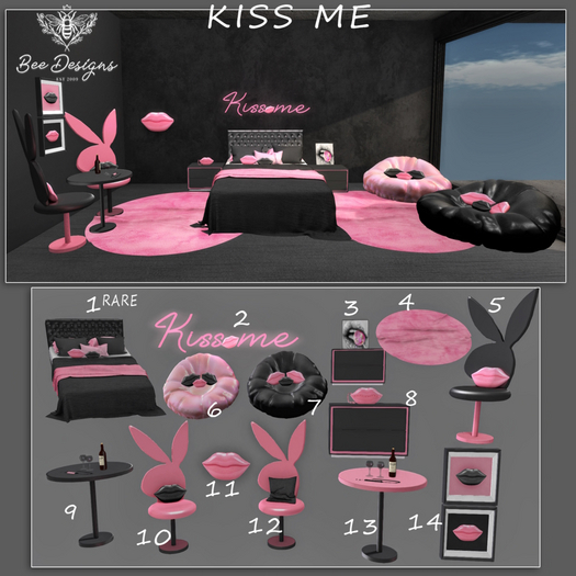 01 Bee Designs Kiss me RARE