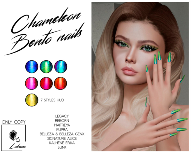 Leksana - CHAMELEON Nails [BENTO] - FATPACK
