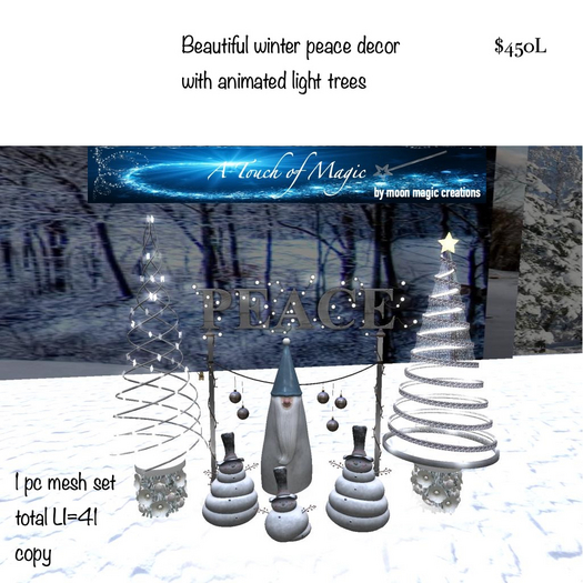 beautiful winter peace decor-Box LI=41