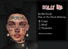 Holly Ink - BOM Day of the Dead Makeup - Unisex - EvoX Only!