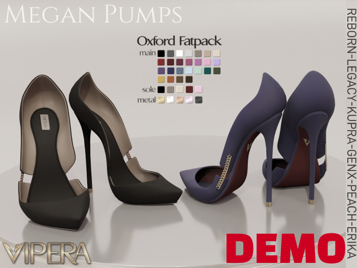 [VIPERA] DEMO Megan Pumps - Oxford Fatpack