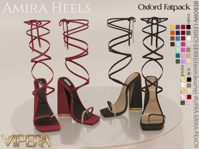 [VIPERA] Amira Heels - Oxford Fatpack