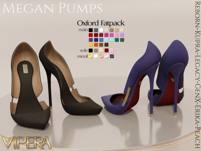 [VIPERA] Megan Pumps - Oxford Fatpack