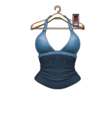 FRANSELA: "Favore" Top Blue