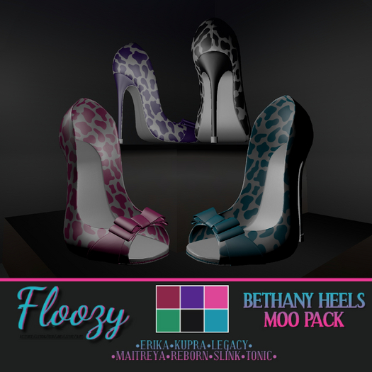 Floozy - Bethany Heels - Moo Pack Demo