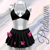 Black Pink Butterfly OUTFIT