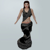 M Saree 04 D Grey Thread Design