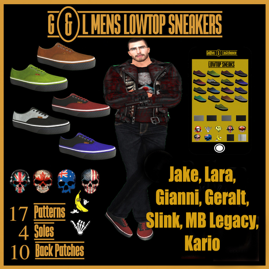 G&L James Lowtop Sneakers *DEMO* (Add Me)