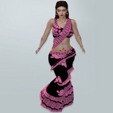 M Saree 12 Pink Thread Design