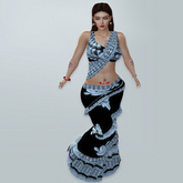 M Saree 15 L Blue Thread Design