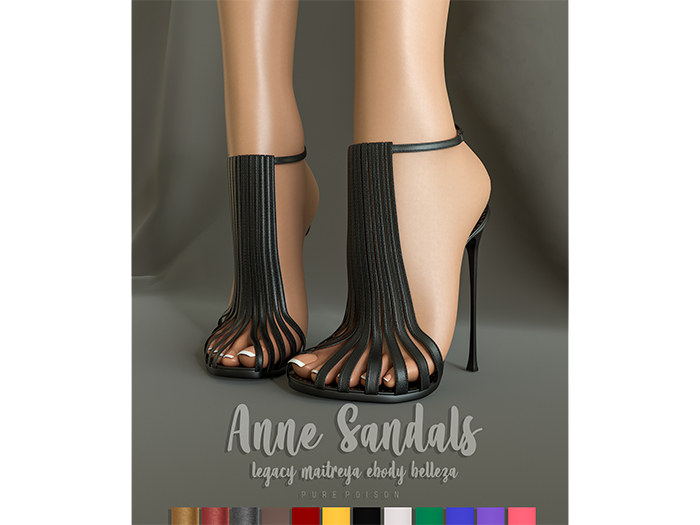 Pure Poison - Anne Sandals - Unpack