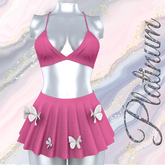 White Pink Butterfly OUTFIT