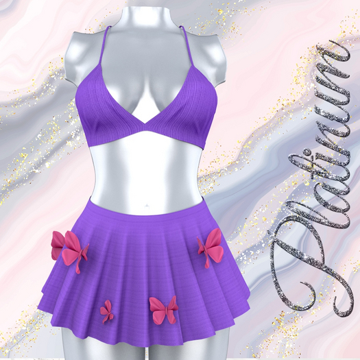 Purple Pink Butterfly OUTFIT