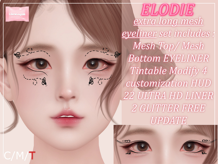 Chewingum ELODIE MESH EYELINER BOX