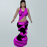 M Saree 34 L Purple Thread Design
