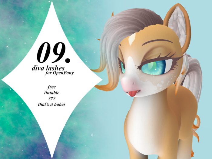 [09] Diva Lash for OpenPony // FREEBIE