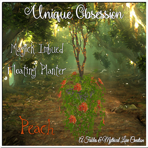 [UO]-Magic Imbued Floating Planter-Peach