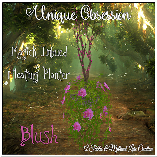 [UO]-Magic Imbued Floating Planter-Blush