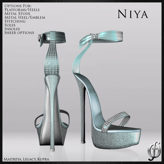 Felicity - Niya Stilettos (Iridescent) Shoes Platform High Heels Sandals Maitreya Legacy Kupra