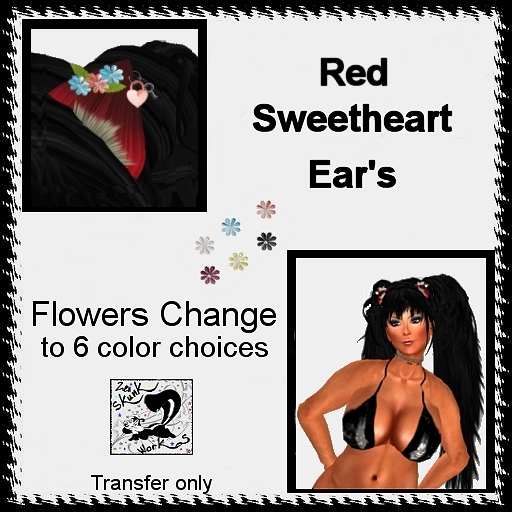 SweetHeart Ears Red