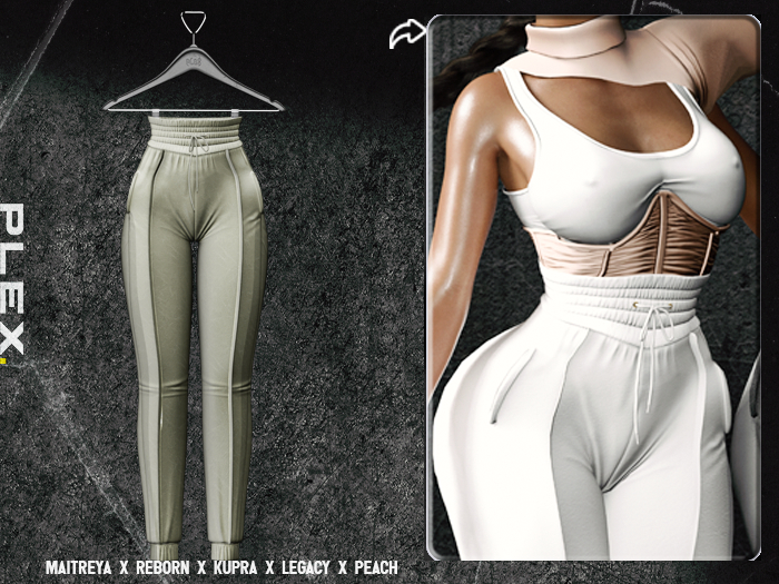 PLX. "ESME" Pants // Olive // (B)